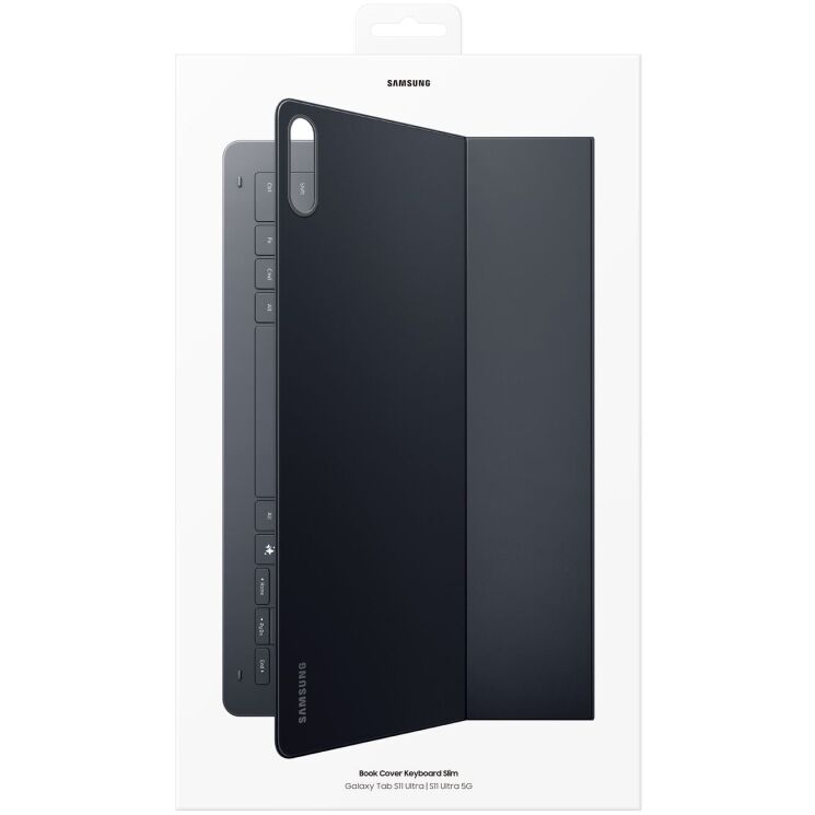 Оригинальный чехол-клавиатура Book Cover Keyboard Slim для Samsung Galaxy Tab S11 Ultra (X930/X936) EF-DX930BBEGUA - Black: фото 12 из 12