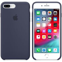Оригінальний чохол Silicone Case для Apple iPhone 7 Plus / 8 Plus (MQGY2) - Midnight Blue: фото 1 з 3