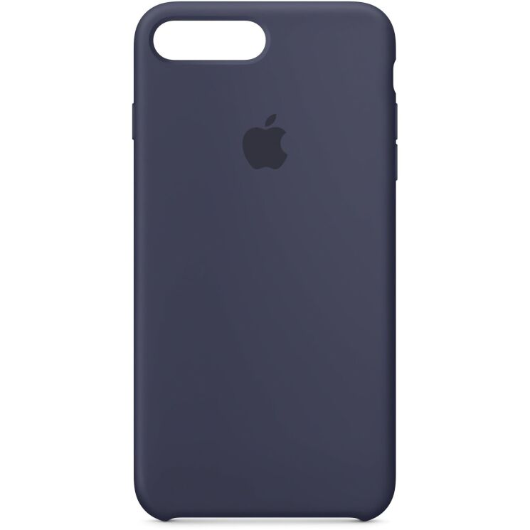 Оригінальний чохол Silicone Case для Apple iPhone 7 Plus / 8 Plus (MQGY2) - Midnight Blue: фото 2 з 3