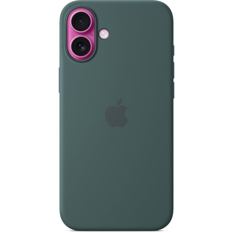 Оригинальный чехол Silicone Case with MagSafe для iPhone 16 Plus (MYYH3) - Lake Green: фото 3 из 5