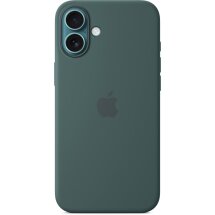 Оригінальний чохол Silicone Case with MagSafe для iPhone 16 Plus (MYYH3) - Lake Green: фото 1 з 5