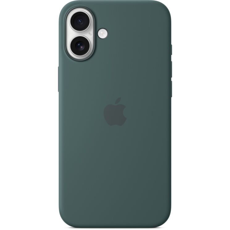 Оригинальный чехол Silicone Case with MagSafe для iPhone 16 Plus (MYYH3) - Lake Green: фото 4 из 5