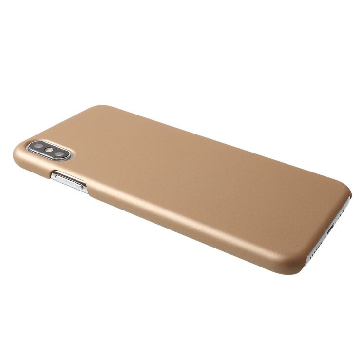 Пластиковий чохол Deexe Hard Shell для iPhone XS Max - Gold: фото 4 з 5
