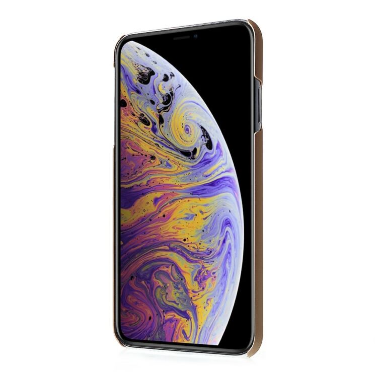 Пластиковий чохол Deexe Hard Shell для iPhone XS Max - Gold: фото 2 з 5