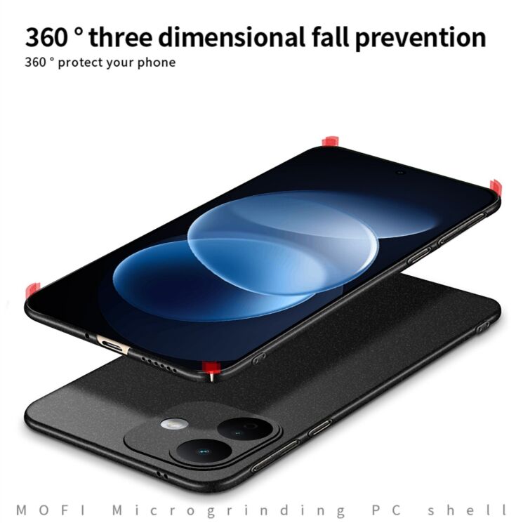 Пластиковый чехол MOFI Matte Series для Xiaomi Redmi Note 17 Pro - Black (429550B) Пластиковый чехол MOFI Matte Series для Xiaomi Redmi Note 17 Pro - Black: фото 7 из 9
