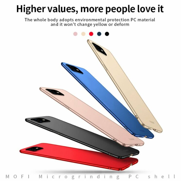 Пластиковий чохол MOFI Slim Shield для Apple iPhone 12 mini - Red: фото 4 з 11