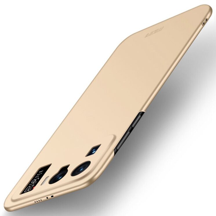 Пластиковый чехол MOFI Slim Shield для Xiaomi Mi 11 Ultra - Gold: фото 1 из 10