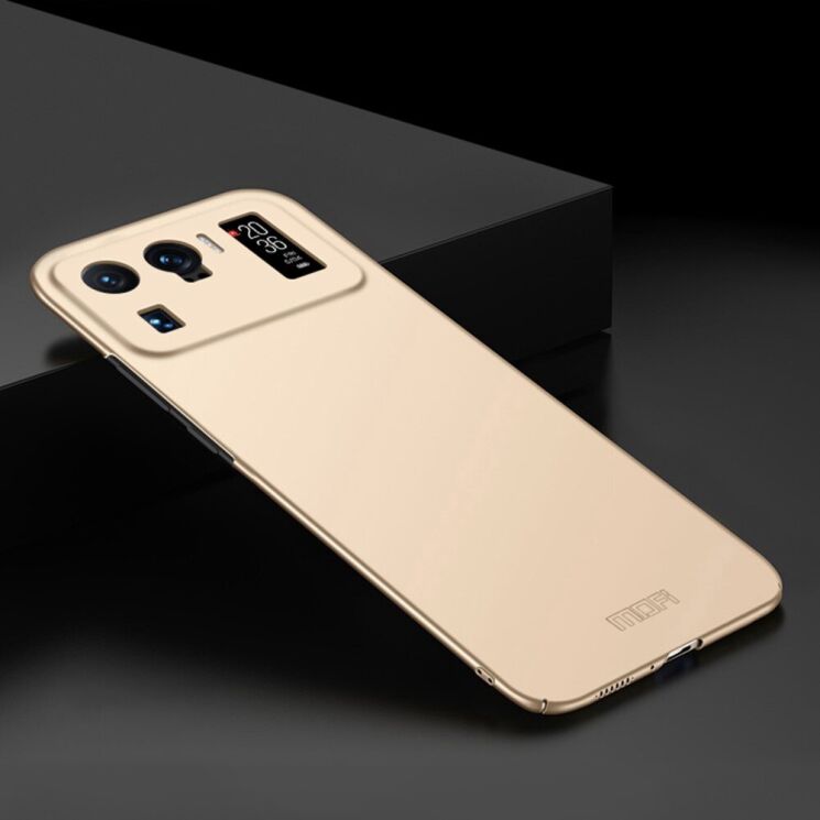 Пластиковый чехол MOFI Slim Shield для Xiaomi Mi 11 Ultra - Gold: фото 2 из 10