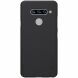 Пластиковый чехол NILLKIN Frosted Shield для LG V40 ThinQ - Black (221403B). Фото 1 из 12