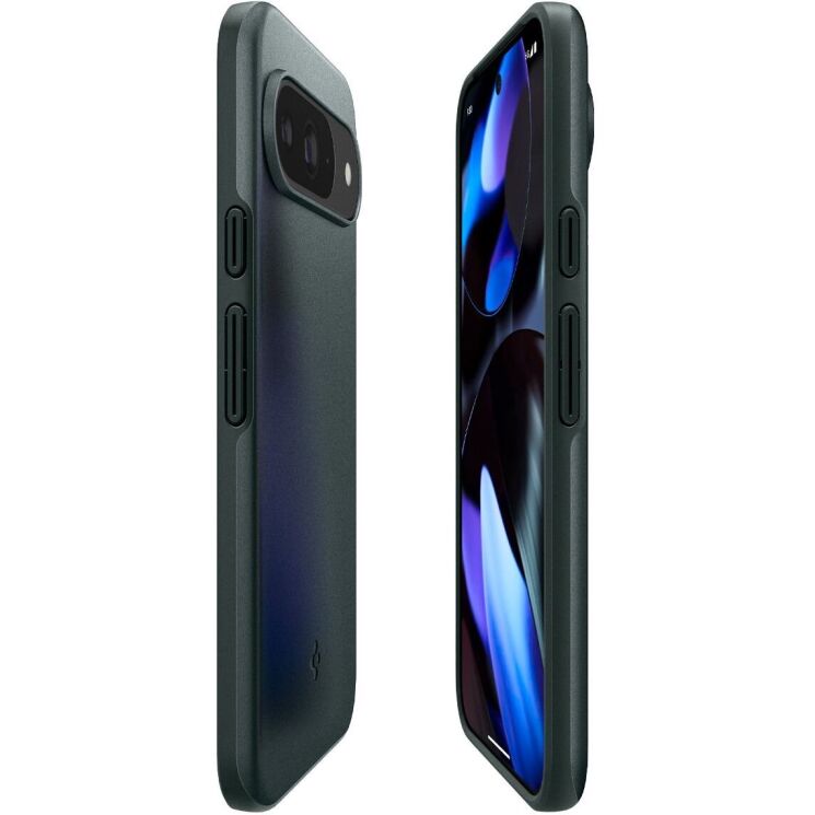 Пластиковый чехол Spigen (SGP) Thin Fit для Google Pixel 9 / 9 Pro - Abyss Green: фото 6 из 16
