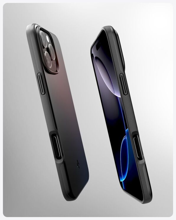 Захисний чохол Spigen (SGP) Thin Fit (MagFit) для Apple iPhone 16 Pro - Black: фото 11 з 15