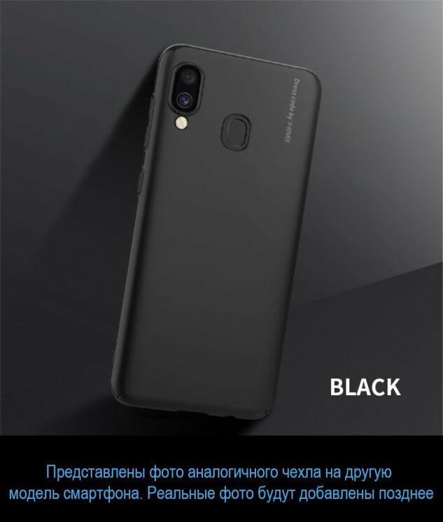 Пластиковий чохол X-LEVEL Slim для Samsung Galaxy J8 2018 (J810) - Black: фото 1 з 1