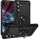 Противоударный чехол с подставкой Deexe Armor Case для Samsung Galaxy S26 FE - Black (412722B). Фото 1 из 7