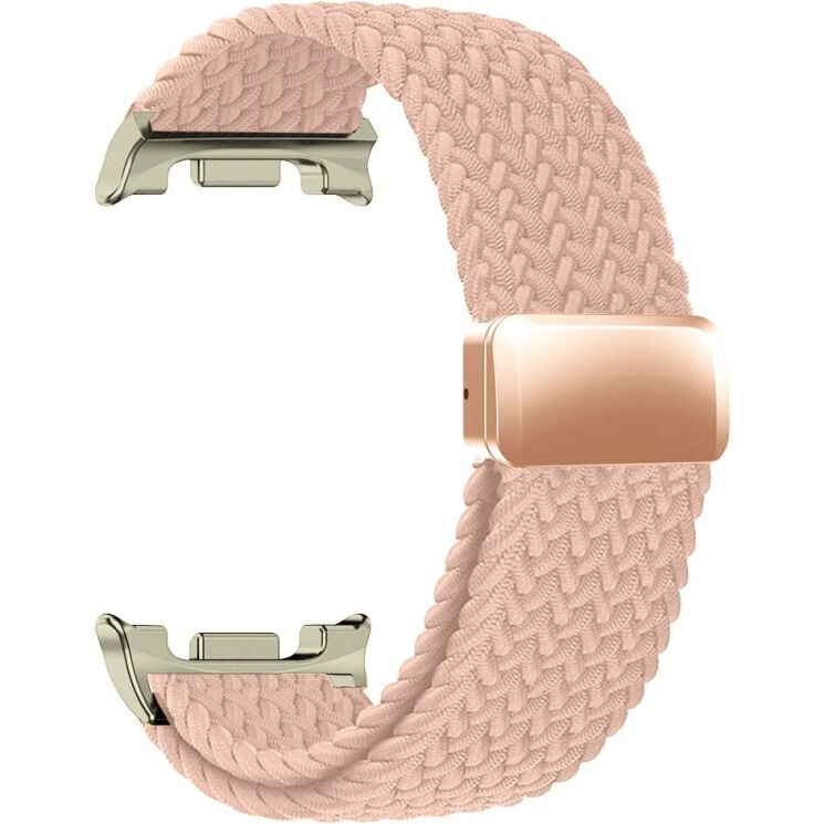 Ремешок ArmorStandart Braided Solo Loop для Samsung Galaxy Watch 8 (40/44mm) / 8 Classic - Rose Gold: фото 1 из 4