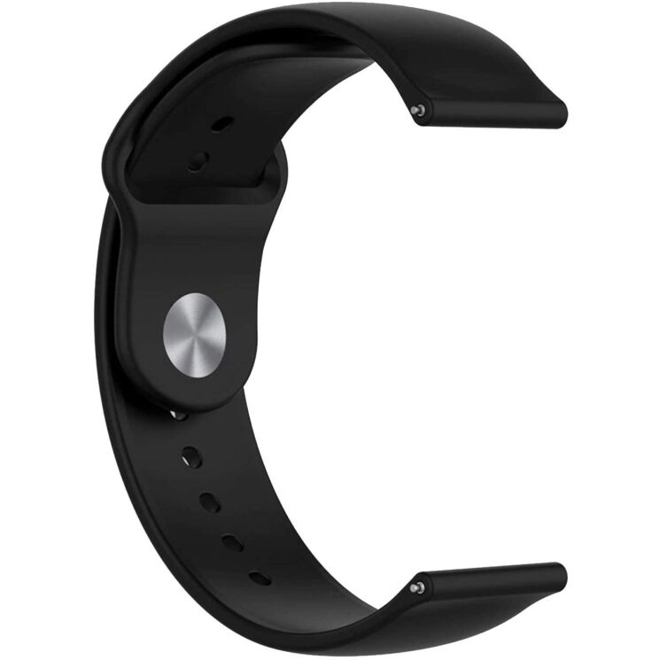 Ремешок ArmorStandart Silicone Watch Strap для часов с шириной крепления 20мм - Black: фото 2 из 3