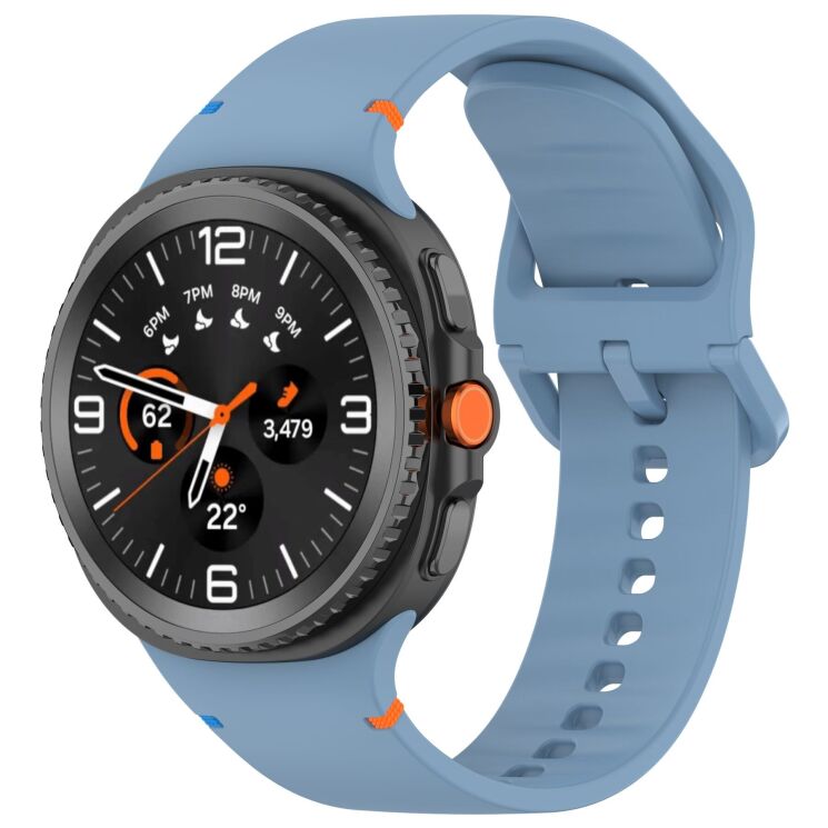 Ремешок ArmorStandart Soft Silicone (M/L) для Samsung Galaxy Watch 8 (40/44mm) / 8 Classic - Light Blue: фото 1 из 6