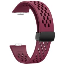 Ремешок Deexe Astra Strap для Huawei Watch Fit 3 - Wine Red: фото 1 из 3