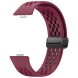 Ремешок Deexe Astra Strap для Huawei Watch Fit 3 - Wine Red (357109WR). Фото 2 из 3