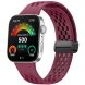 Ремешок Deexe Astra Strap для Huawei Watch Fit 3 - Wine Red (357109WR). Фото 3 из 3