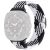 Ремінець Deexe Braided Strap для Samsung Galaxy Watch Ultra (47mm) - Black / White: фото 1 з 7
