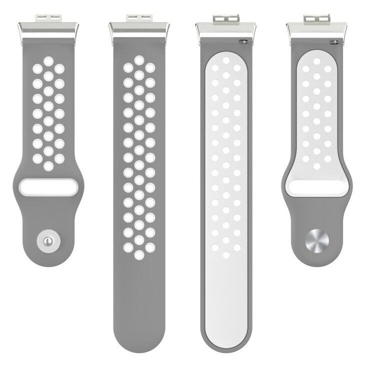Ремешок Deexe Dot Color для Huawei Watch Fit - Grey / White: фото 5 из 5