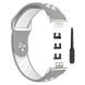 Ремешок Deexe Dot Color для Huawei Watch Fit - Grey / White (258712J). Фото 4 из 5