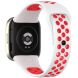 Ремінець Deexe Dot Color для Xiaomi Redmi Watch 3 - White / Red (320513WR). Фото 1 з 7