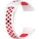 Ремінець Deexe Dot Color для Xiaomi Redmi Watch 3 - White / Red (320513WR). Фото 2 з 7