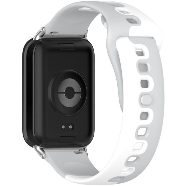 Ремешок Deexe Double Color Strap для Xiaomi Redmi Watch 4 / Mi Smart Band 8 Pro / Band 9 Pro - Grey / White (346401HW) Ремешок Deexe Double Color Strap для Xiaomi Redmi Watch 4 / Mi Smart Band 8 Pro / Band 9 Pro - Grey / White: фото 1 из 8