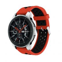 Ремешок Deexe Dual Color для Samsung Galaxy Watch 46mm / Watch 3 45mm / Gear S3 - Red/Black: фото 1 из 4