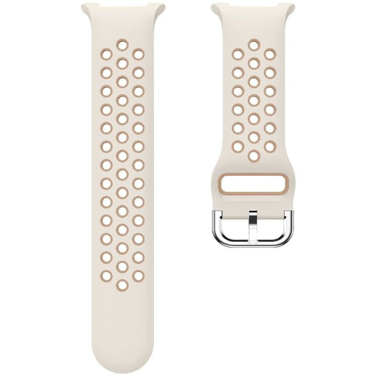 Ремешок Deexe Dual Color для Samsung Galaxy Watch 8 (40/44mm) / 8 Classic - Starlight / Milk Tea (384186WH) Ремешок Deexe Dual Color для Samsung Galaxy Watch 8 (40/44mm) / 8 Classic - Starlight / Milk Tea: фото 5 из 6