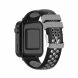 Ремешок Deexe Dual Color для Xiaomi Mi Watch (Chinese) - Black/Grey (249600C). Фото 2 из 7