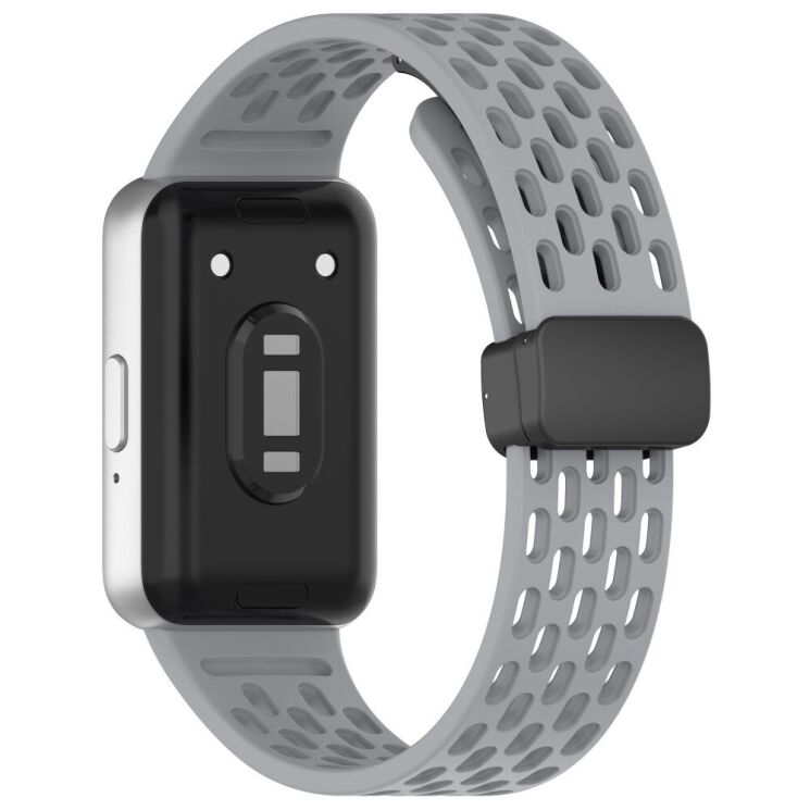 Ремінець Deexe Eclipse для Samsung Galaxy Fit 3 - Grey: фото 2 з 7