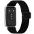 Ремешок Deexe Knitted Strap для Huawei Band 11 Pro / Band 11 - Black: фото 1 из 5