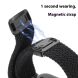 Ремешок Deexe Knitted Strap для Huawei Watch Fit 3 / Fit 4 / Fit 4 Pro - Blue (357121L). Фото 4 из 7