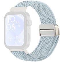 Ремешок Deexe Knitted Strap для Huawei Watch Fit 3 / Fit 4 / Fit 4 Pro - Baby Blue: фото 1 из 7