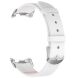 Ремешок Deexe Leather Strip для Xiaomi Mi Smart Band 8 / 9 - White (326039W). Фото 1 из 6