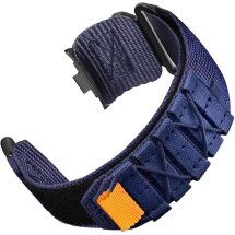 Ремінець Deexe Military для Xiaomi Redmi Watch 4 / 5 / Mi Smart Band 8 Pro / Band 9 Pro - Midnight Blue: фото 1 з 8