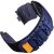 Ремешок Deexe Military для Xiaomi Redmi Watch 4 / 5 / Mi Smart Band 8 Pro / Band 9 Pro - Midnight Blue: фото 1 из 8