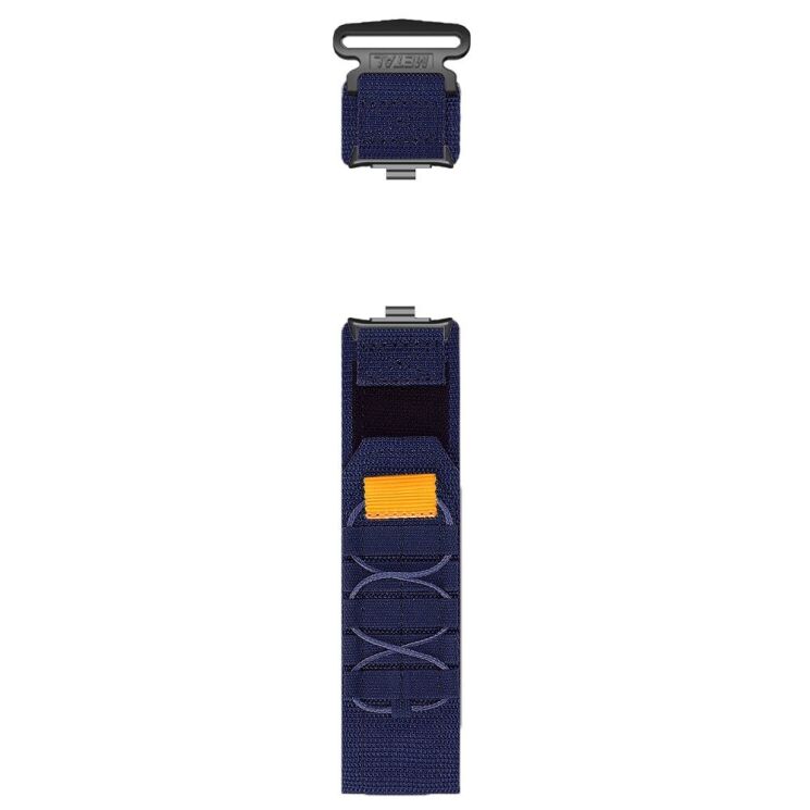 Ремінець Deexe Military для Xiaomi Redmi Watch 4 / 5 / Mi Smart Band 8 Pro / Band 9 Pro - Midnight Blue: фото 3 з 8