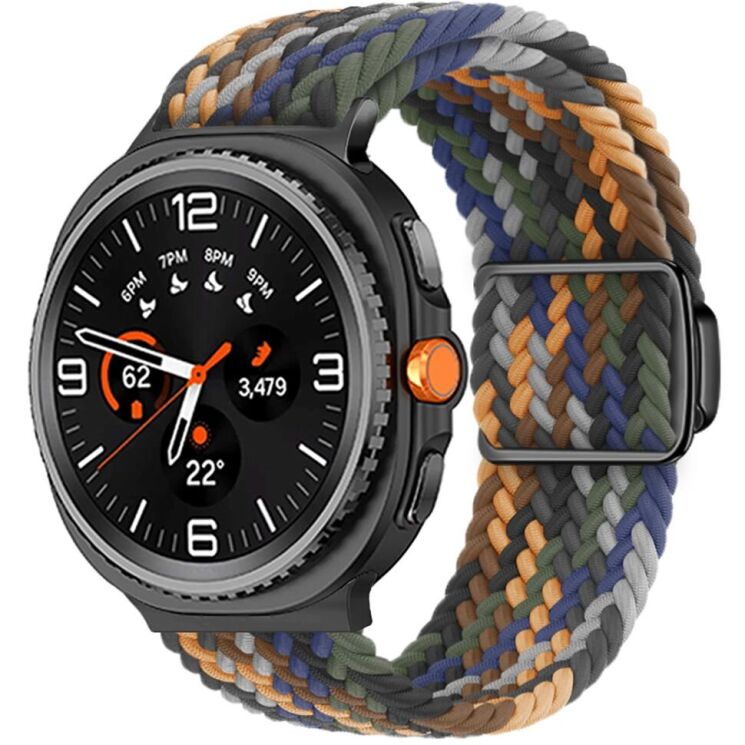 Ремешок Deexe Nylon Bracelet для Samsung Galaxy Watch 8 (40/44mm) / 8 Classic - Camouflage (384154С) Ремешок Deexe Nylon Bracelet для Samsung Galaxy Watch 8 (40/44mm) / 8 Classic - Camouflage: фото 2 из 4