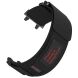 Ремінець Deexe Nylon Magic Tape для Xiaomi Amazfit T-ReX 3 - Black (382702B). Фото 1 з 4