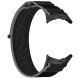 Ремешок Deexe Nylon Strap для Google Pixel Watch 3 (45mm) - Black / Grey (380702BH). Фото 3 из 6