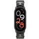 Ремешок Deexe Nylon Woven для Xiaomi Mi Smart Band 8 / Band 9 / Band 10 - Black / White (326050BW). Фото 4 из 5