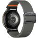 Ремешок Deexe Orbit Flex для Samsung Galaxy Watch 4 / 5 / 6 / 7 / FE (40mm) - Dark Grey (358115DH). Фото 1 из 5