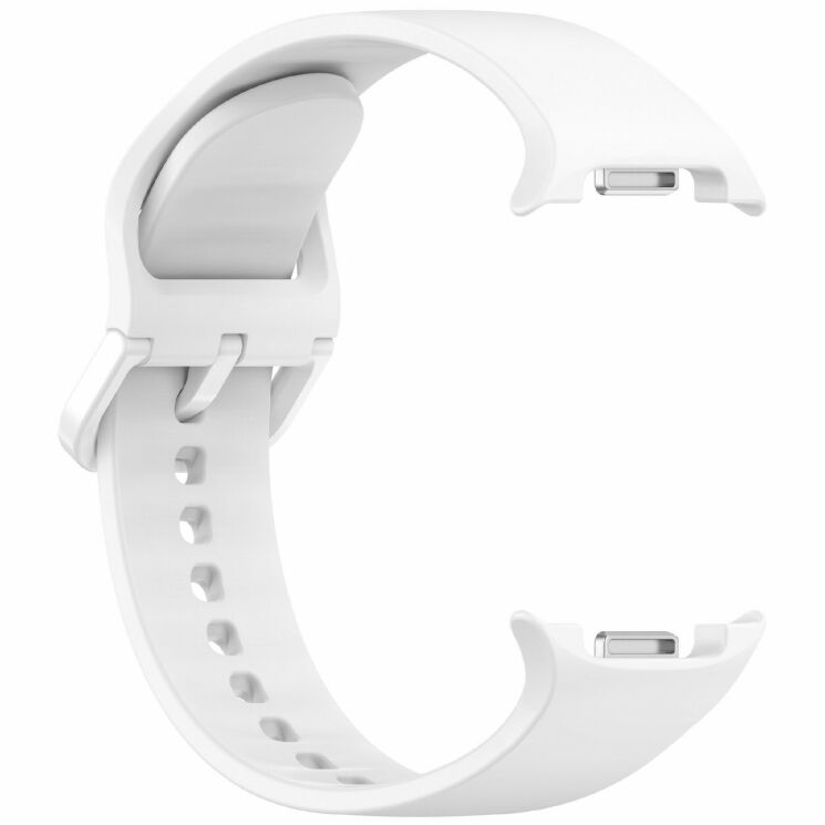 Ремешок Deexe Silicone Band для Samsung Galaxy Watch 8 (40/44mm) / 8 Classic - White: фото 4 из 7