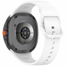 Ремінець Deexe Silicone Band для Samsung Galaxy Watch 8 (40/44mm) / 8 Classic - White: фото 1 з 7