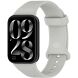 Ремінець Deexe Silicone Band для Xiaomi Mi Smart Band 9 Pro - Grey (370312H). Фото 4 з 12