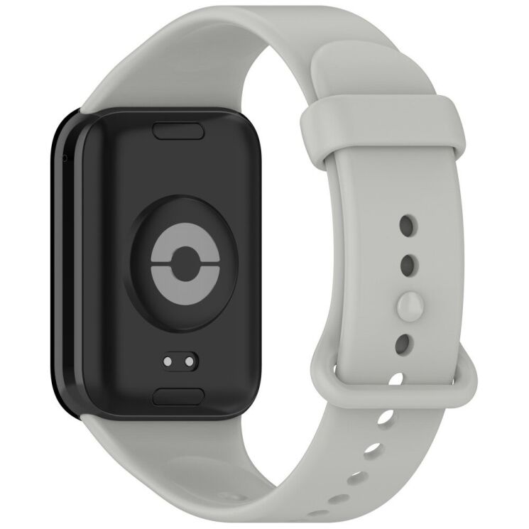 Ремінець Deexe Silicone Band для Xiaomi Mi Smart Band 9 Pro - Grey: фото 1 з 12