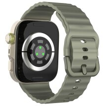 Ремешок Deexe Silicone Fit для Huawei Watch Fit 3 / Fit 4 / Fit 4 Pro - Army Green: фото 1 из 4